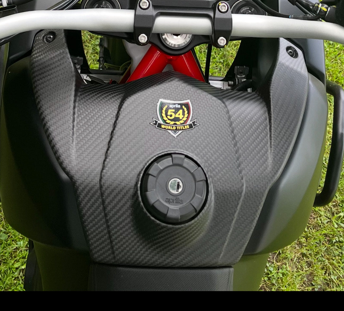 Cache boîte à air carbone Aprilia Tuareg 2022-2025